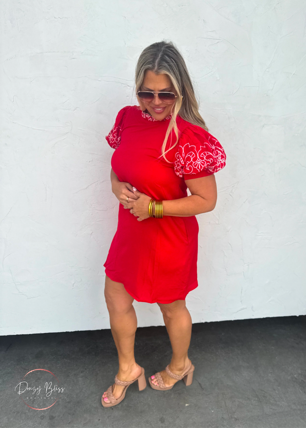 Spring Forward Embroidered Dress