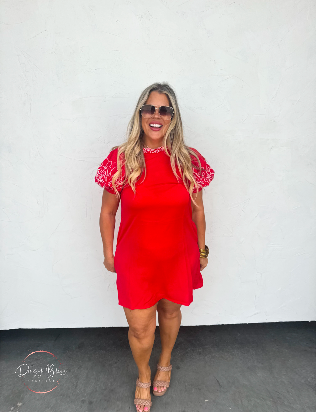 Spring Forward Embroidered Dress