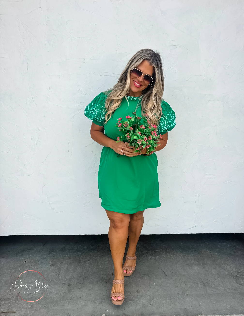 Spring Forward Embroidered Dress