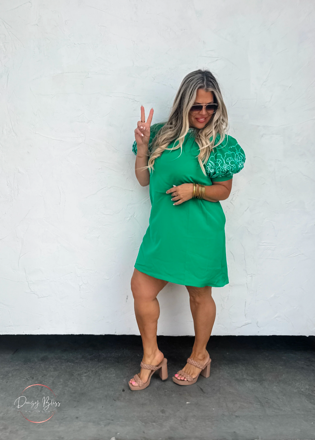 Spring Forward Embroidered Dress