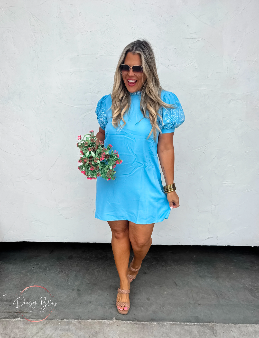 Spring Forward Embroidered Dress