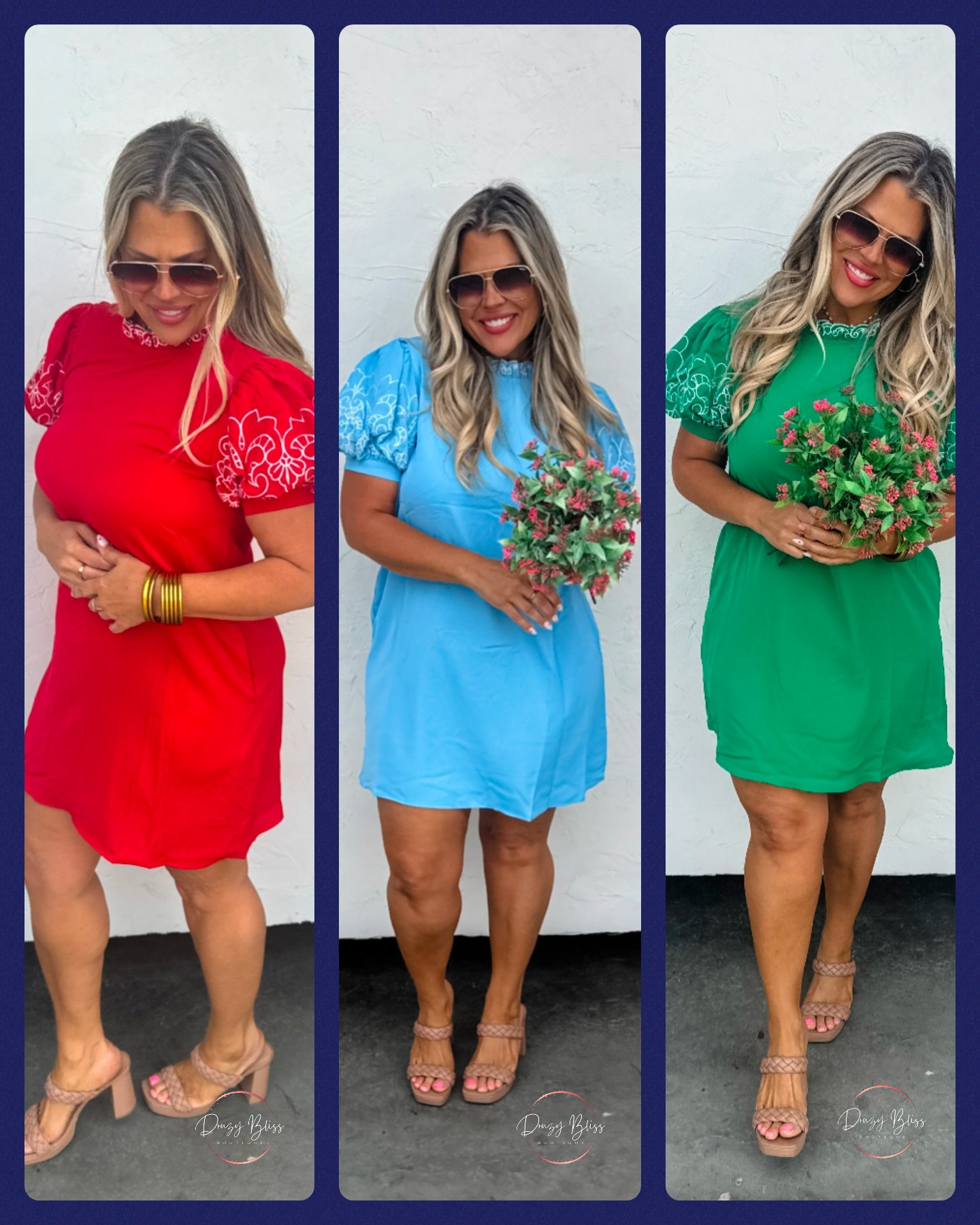 Spring Forward Embroidered Dress