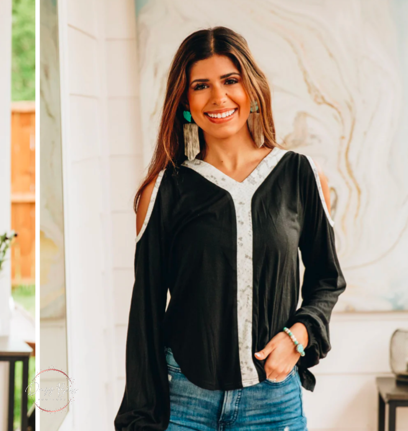 Simply Fierce Cold Shoulder Top