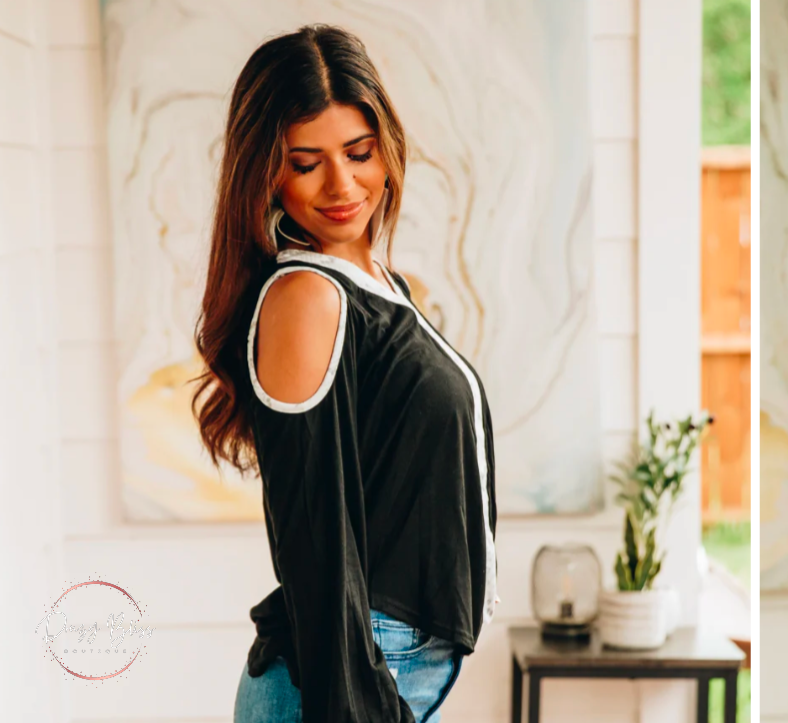 Simply Fierce Cold Shoulder Top