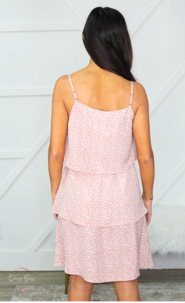 You Glow Girl Leopard Ruffle Dress