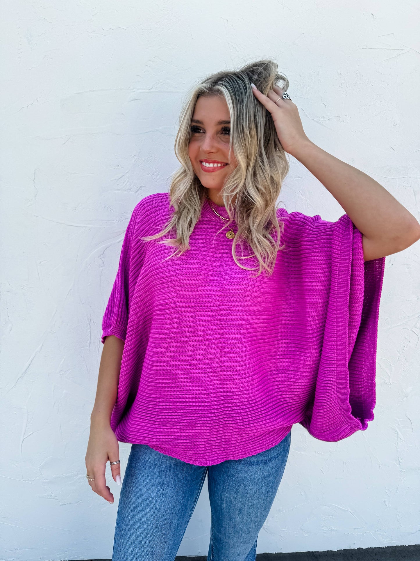 MEG PULLOVER PONCHO