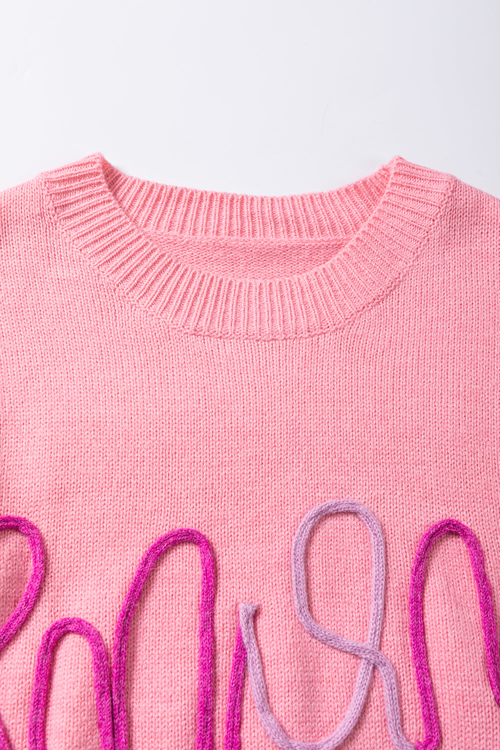 Maxine Mom Tinsel Front Short Sleeve Sweater 2