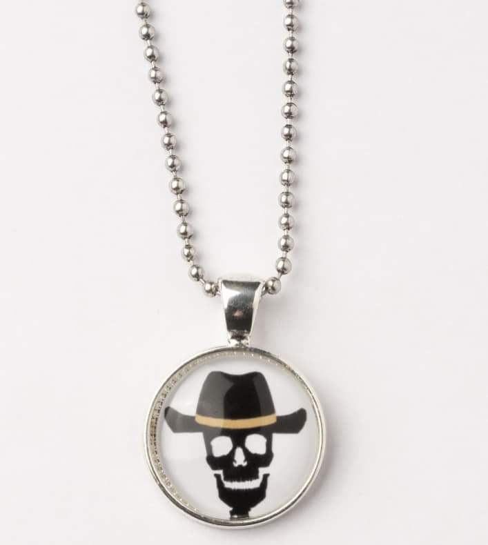 Skeleton Cowboy Necklace
