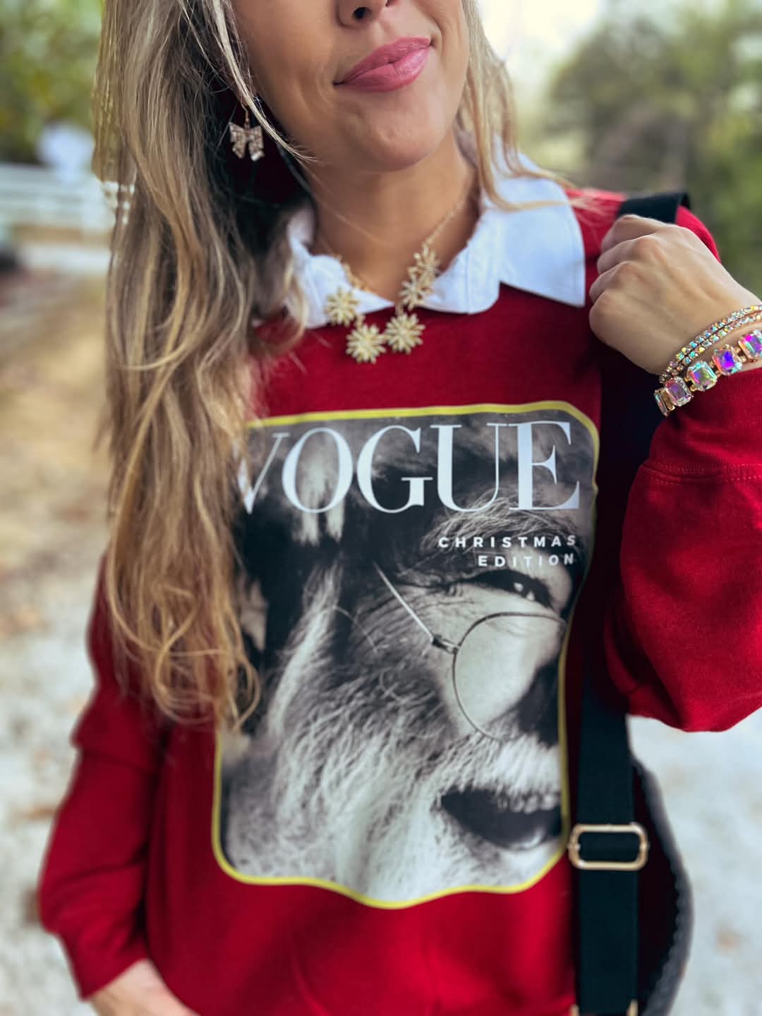 Santa Magazine Cover Sweatshirt