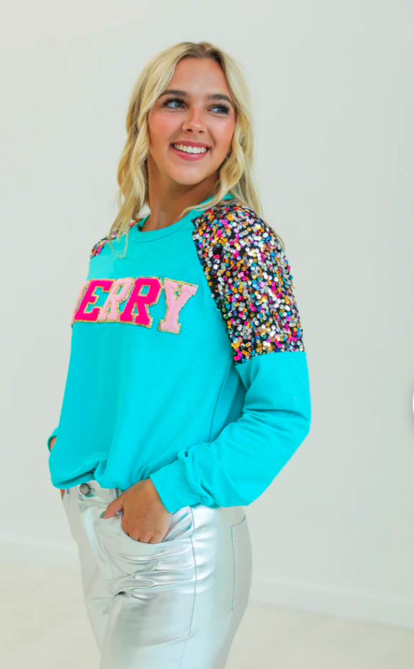 Turquoise Merry Top