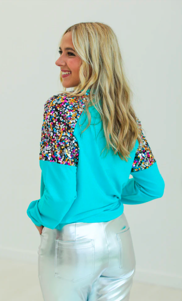 Turquoise Merry Top