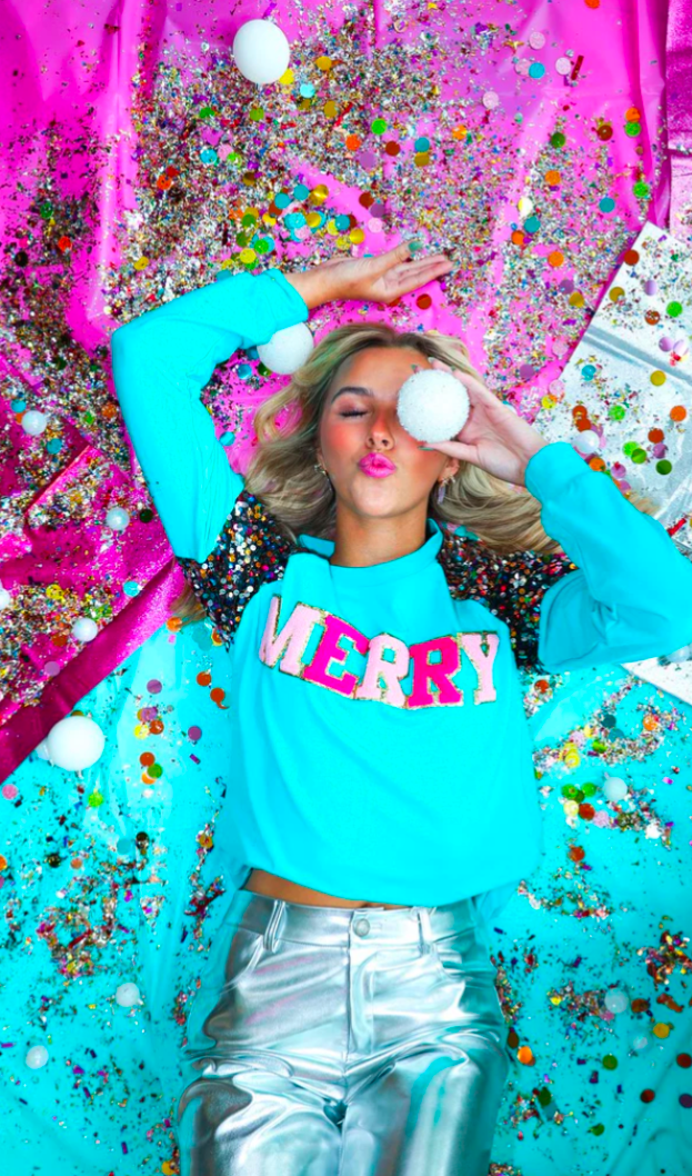 Turquoise Merry Top