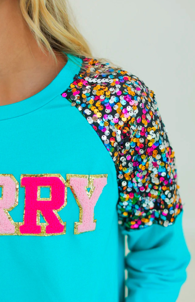 Turquoise Merry Top