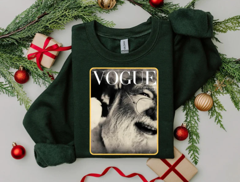 Santa Magazine Cover Sweatshirt
