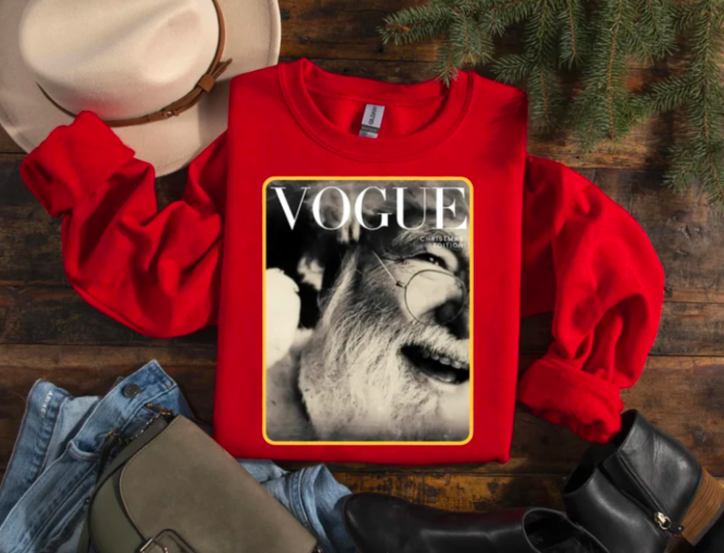 Santa Magazine Cover Sweatshirt