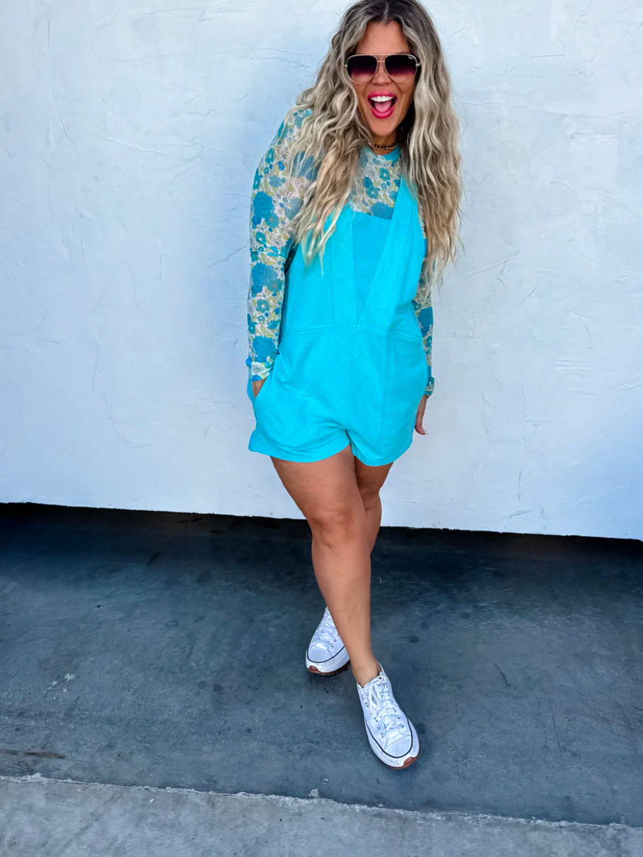 Vintage Floral Mesh Top