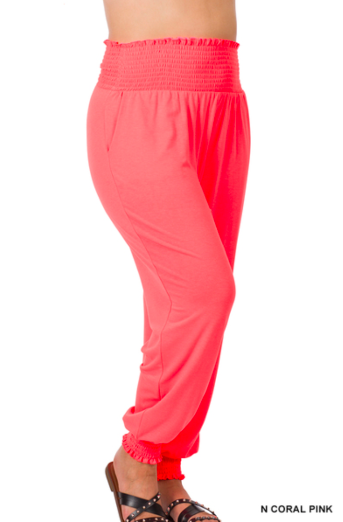 Smocked Lounge Joggers
