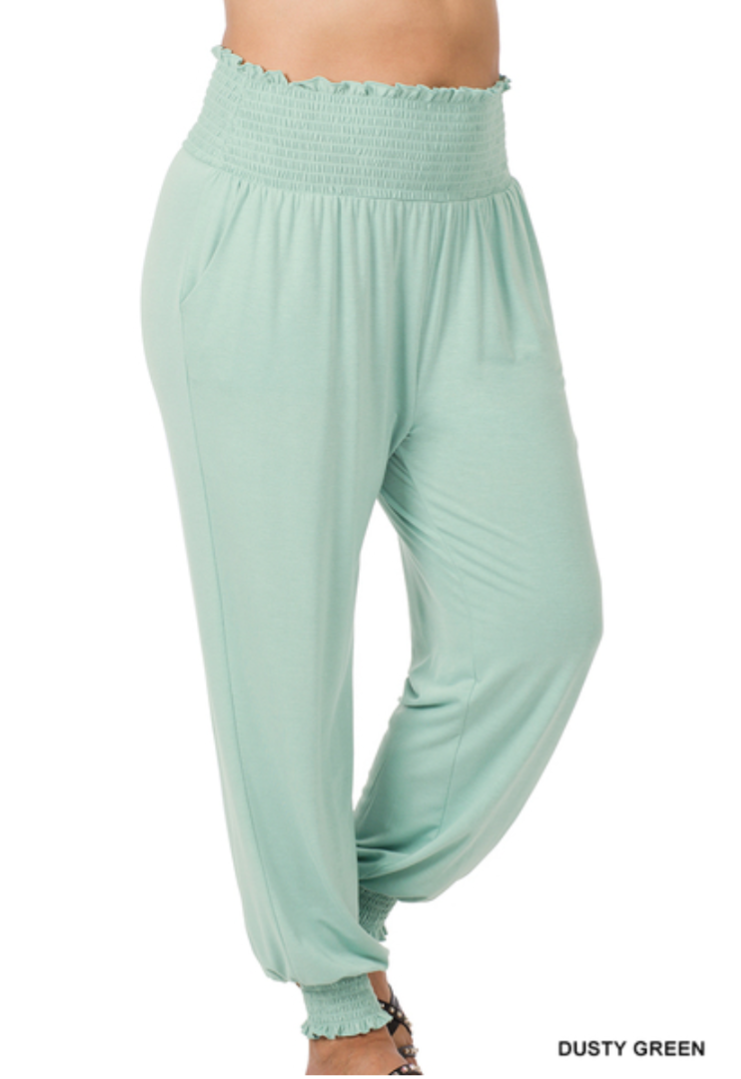 Smocked Lounge Joggers