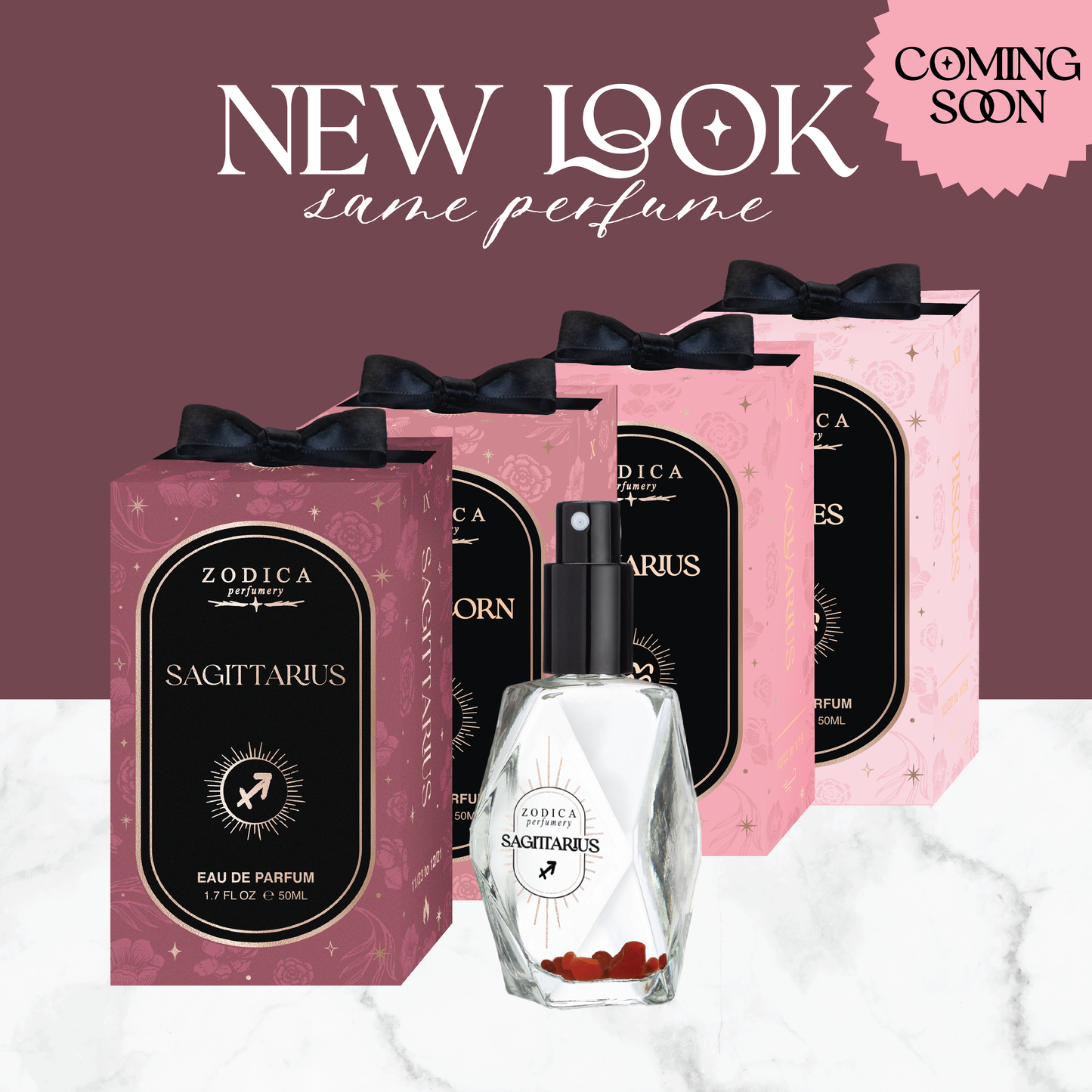 Mini Zodiac Perfume Crystal Infused 22ml