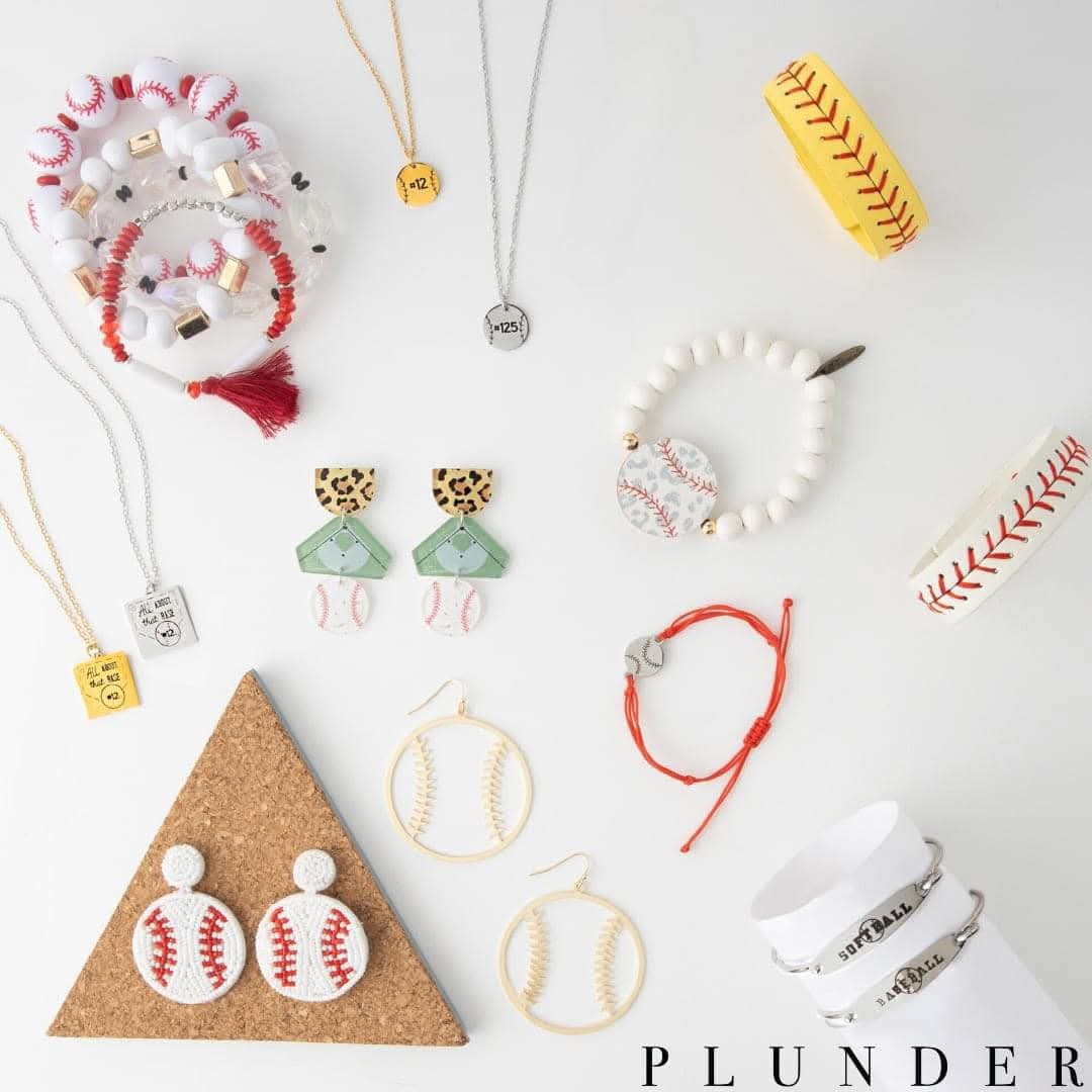 Softball Stitch Bracelet