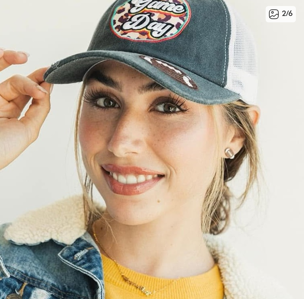 Game Day Football Wooden Stud Earrings