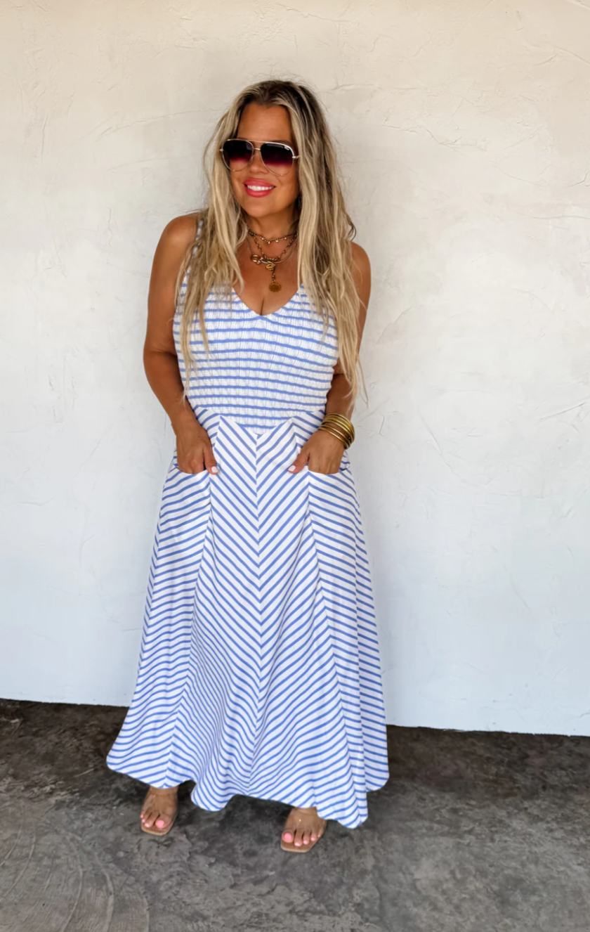 PRE-ORDER Luciana Stripe Dress