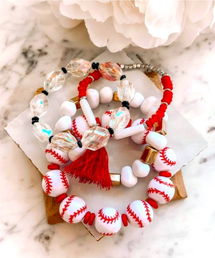 Swing For The Fences Bracelet Set