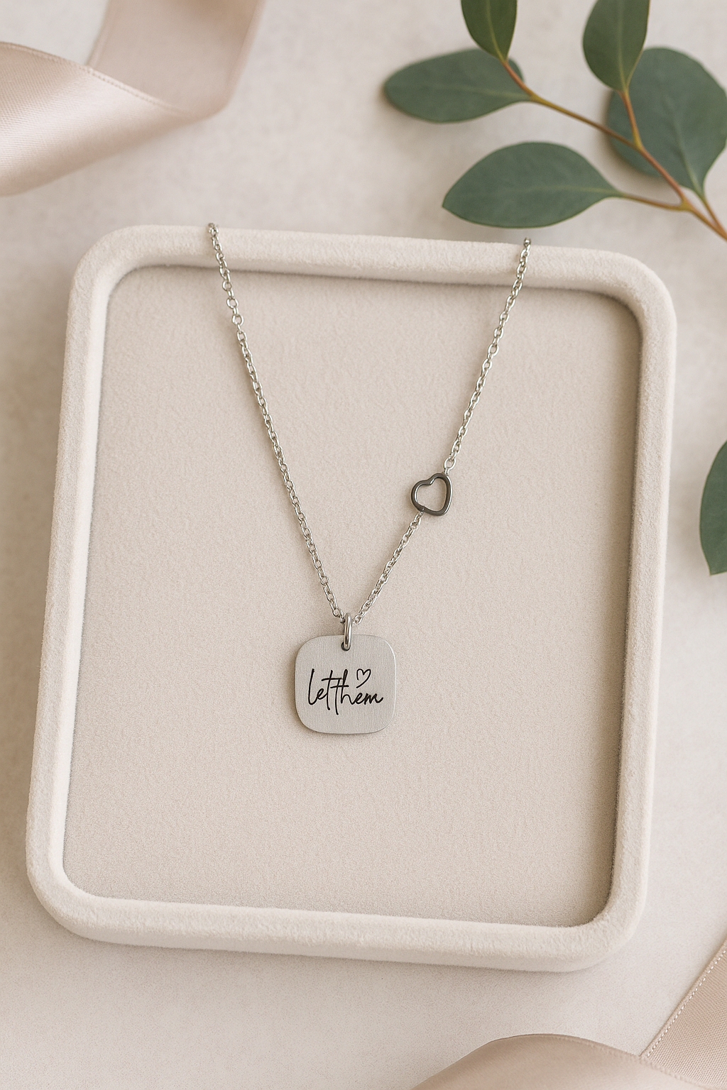 Let Them Stainless Necklace