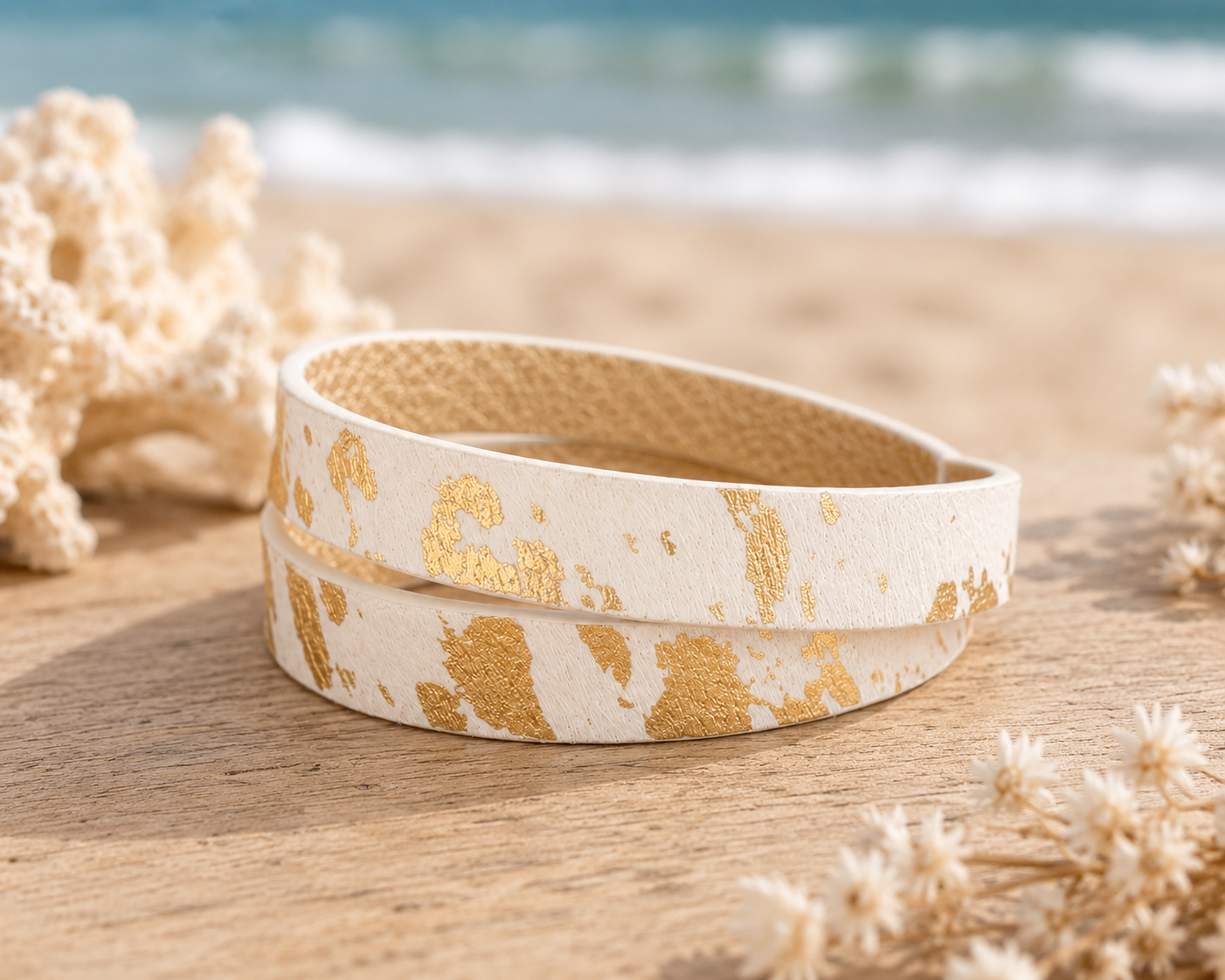 Golden Glow Wrap Bracelet