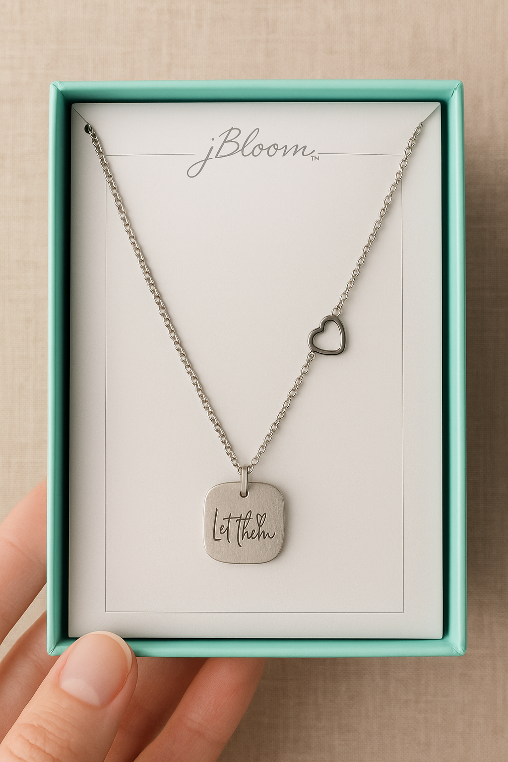 Let Them Stainless Necklace