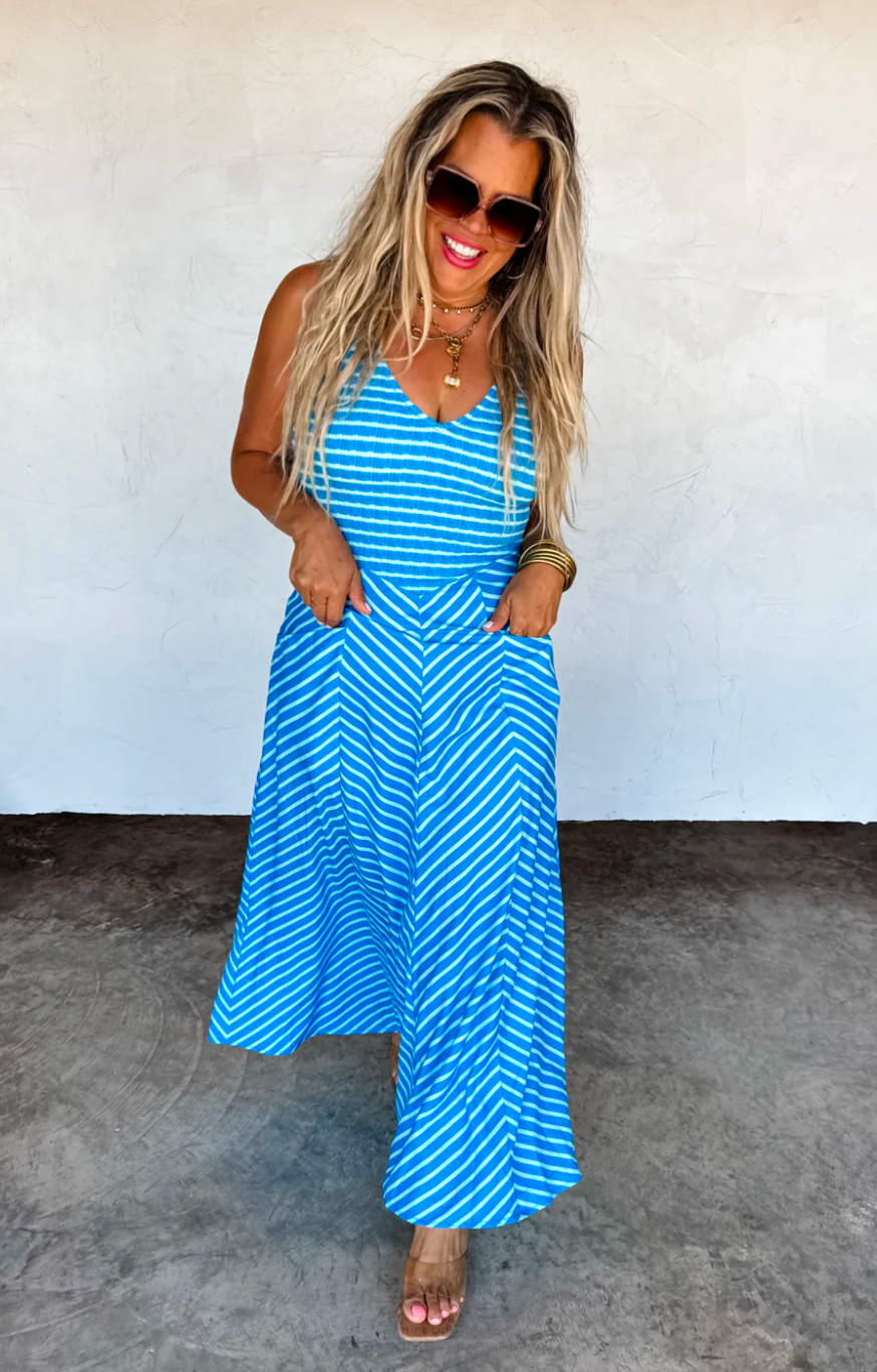 PRE-ORDER Luciana Stripe Dress