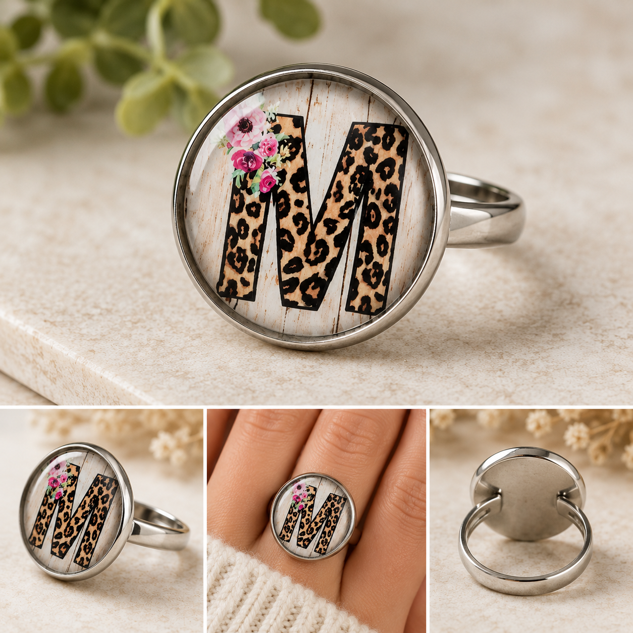 Wild "M" Ring