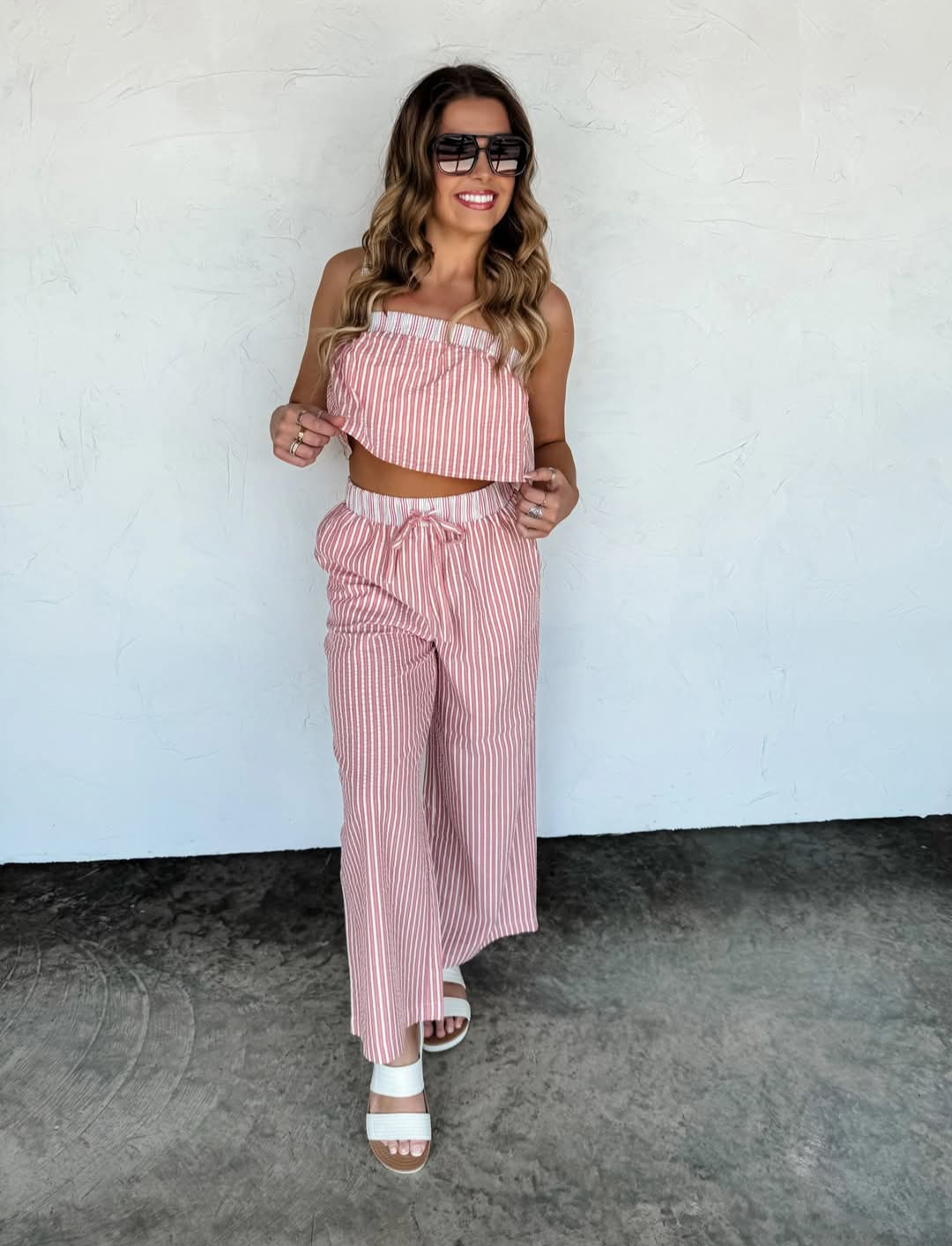 Seer Sucker Pant Set