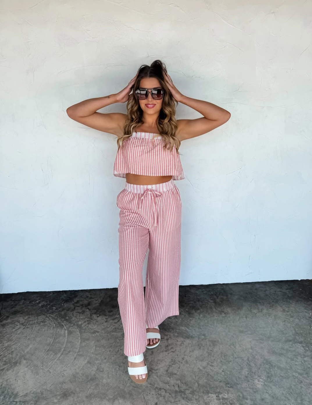 Seer Sucker Pant Set