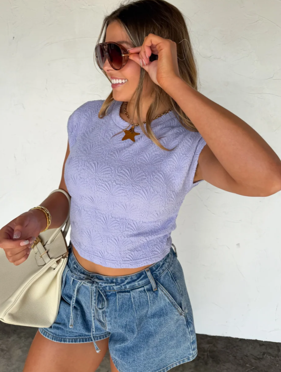 HARLEY CAP SLEEVE BASIC TOP