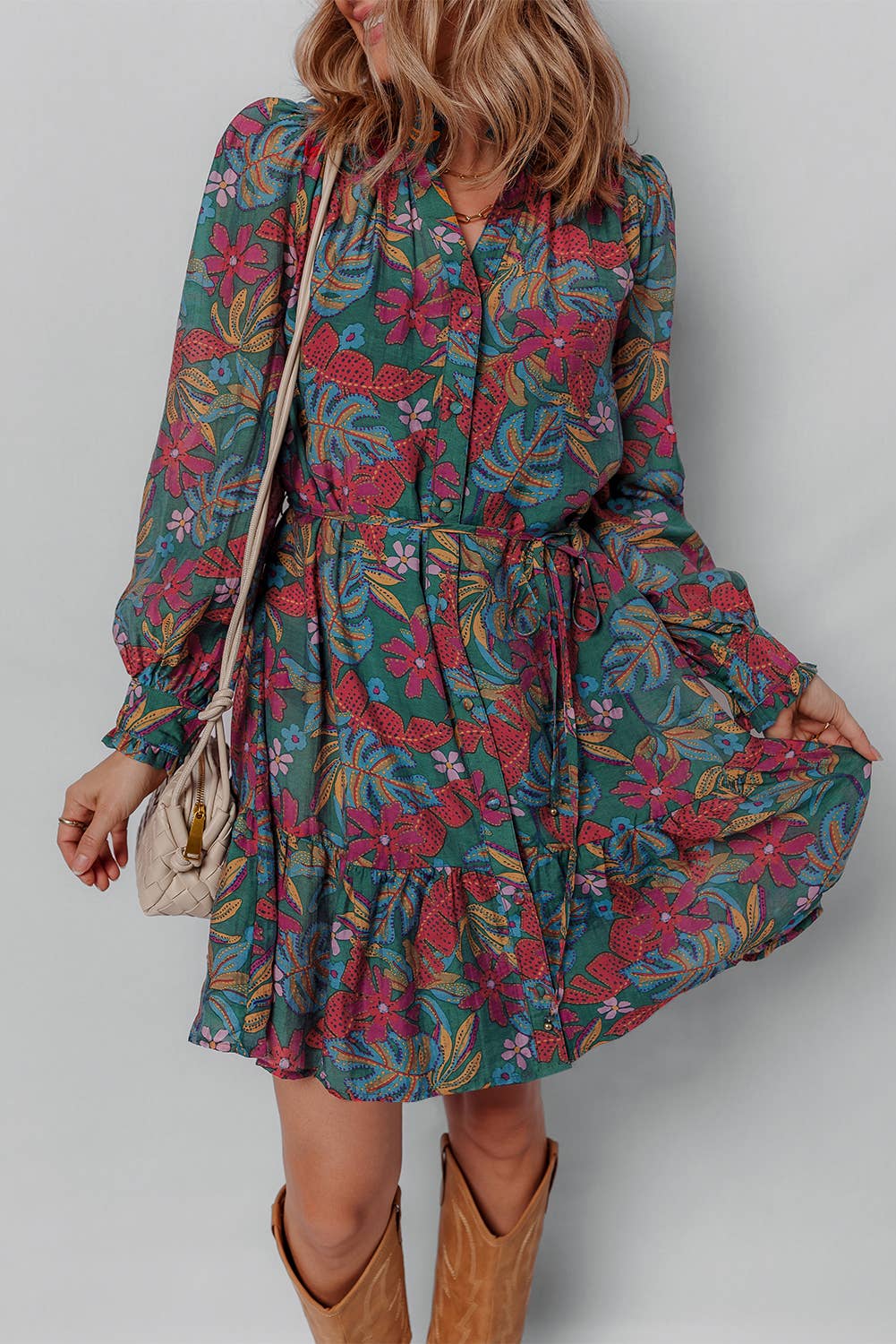Botanic Bloom Shirt Dress