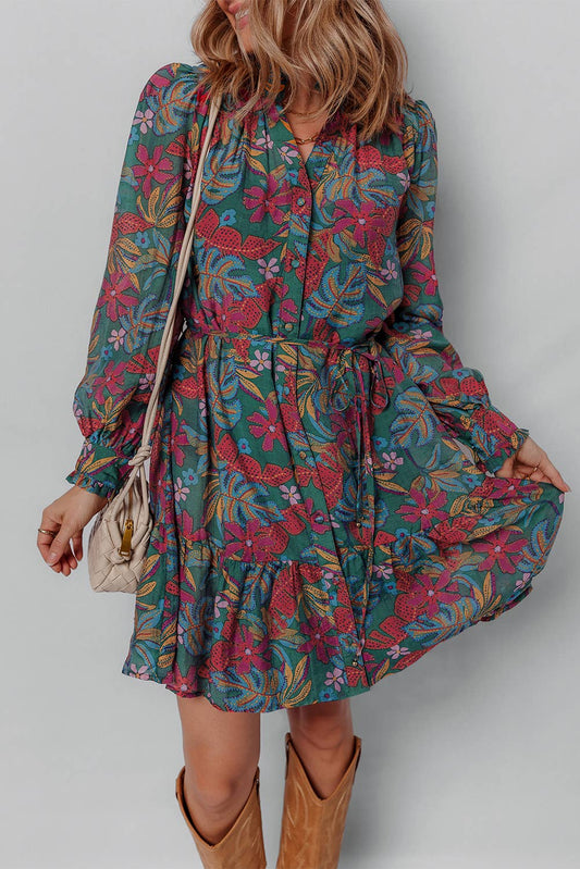 Botanic Bloom Shirt Dress