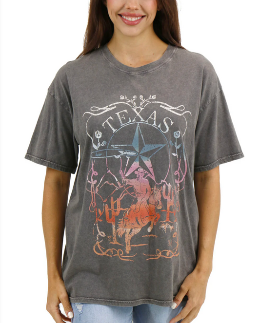 Boyfriend Fit Graphic Tee - Texas