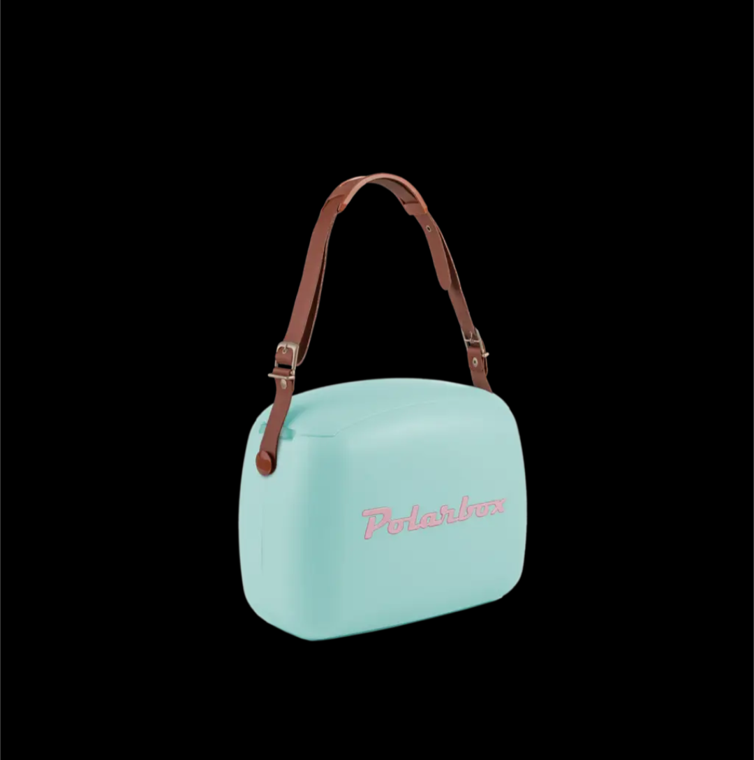 Mini Cooler Bag - Cyan Short Handle