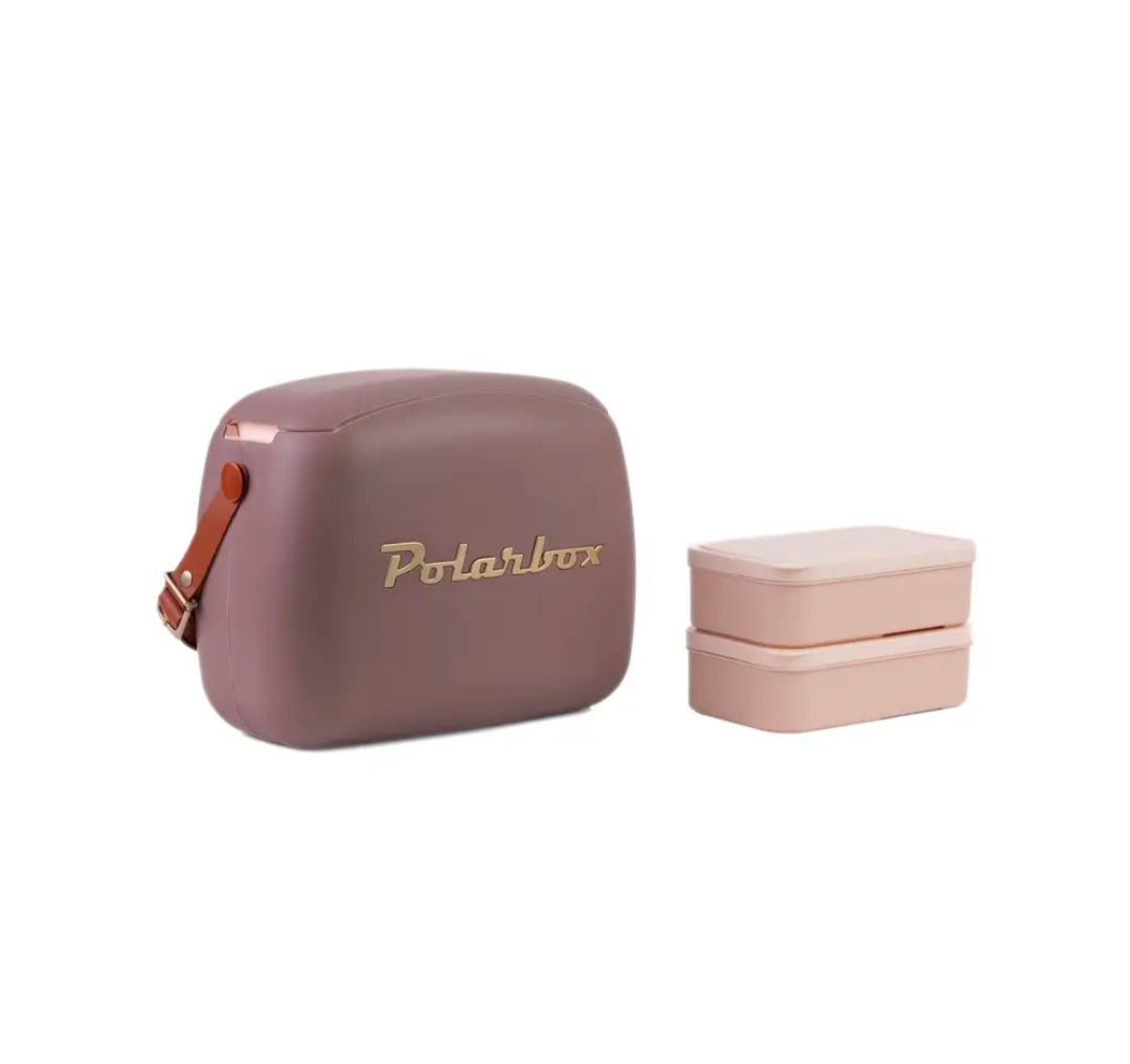 Mini Cooler Bag - Mulberry Gold Containers 