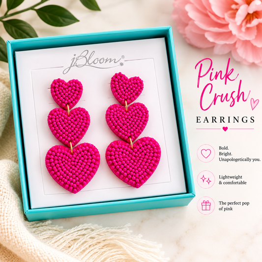 Pink Crush Earrings