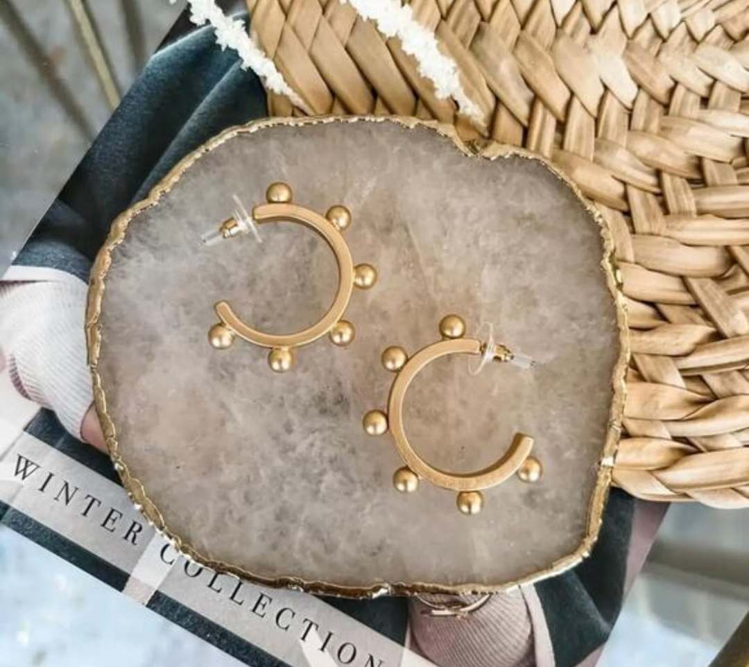 Morgan Hoop Earrings