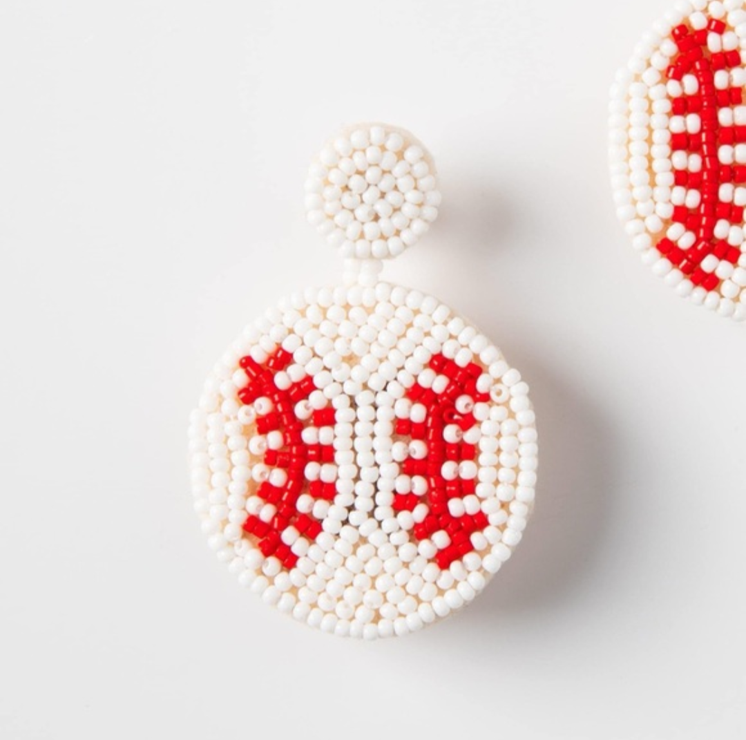 Game Day Glam Beaded Earrings