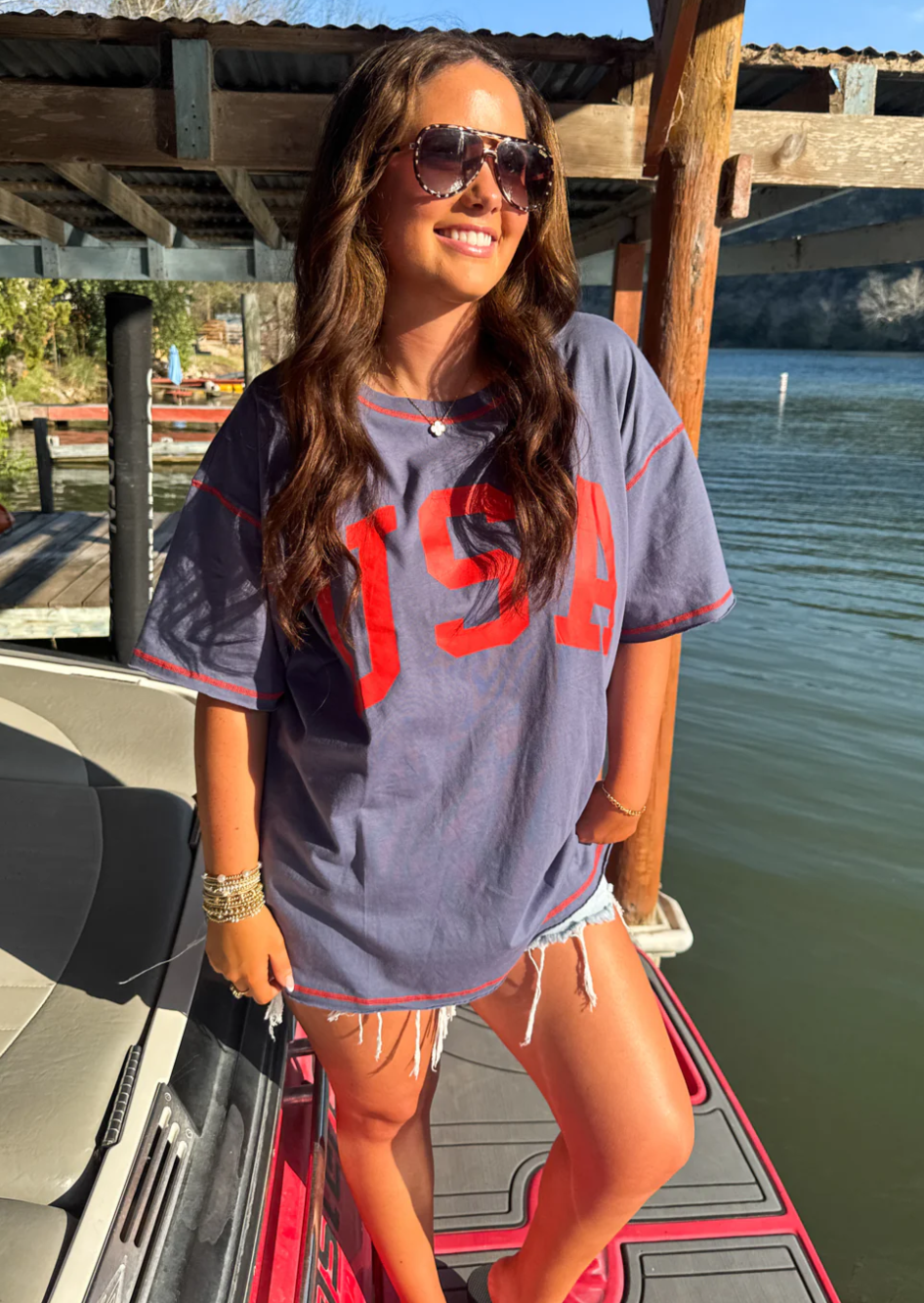 USA All-American Oversized Tee
