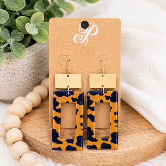 Plum Parker Earrings