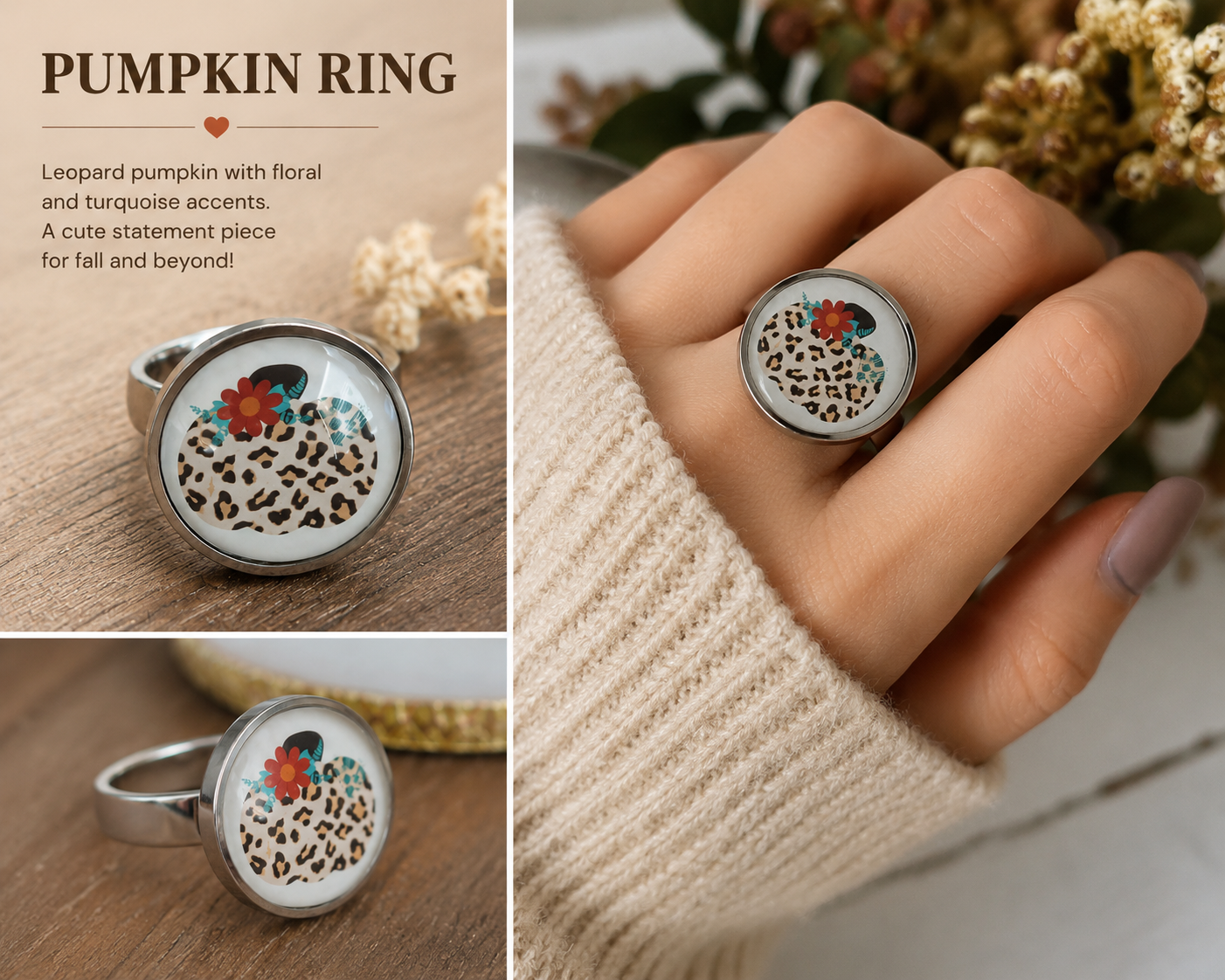 Leopard Pumpkin Ring