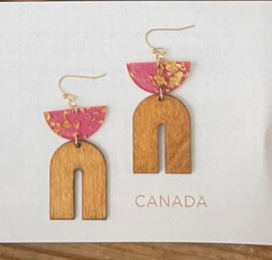 Rosie and Birch Drop Earrings