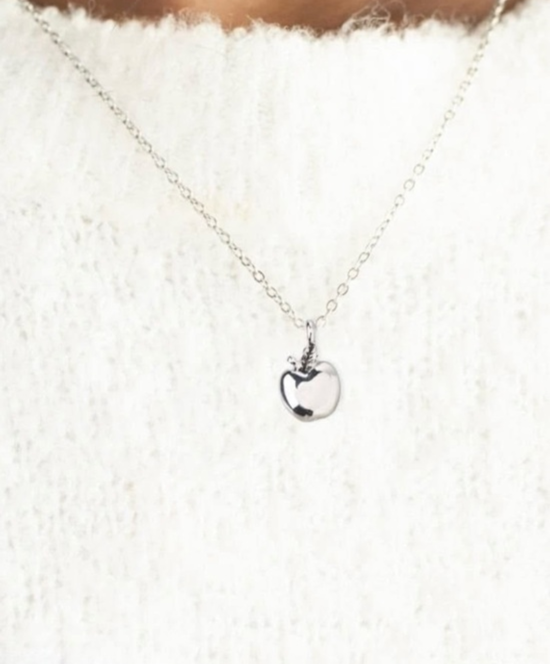 Teacher's Apple Necklace