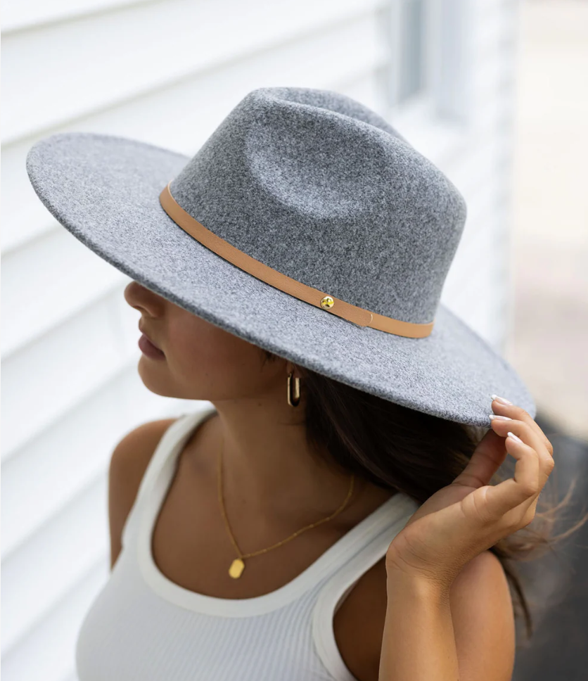 Wide Brim Felt Hat