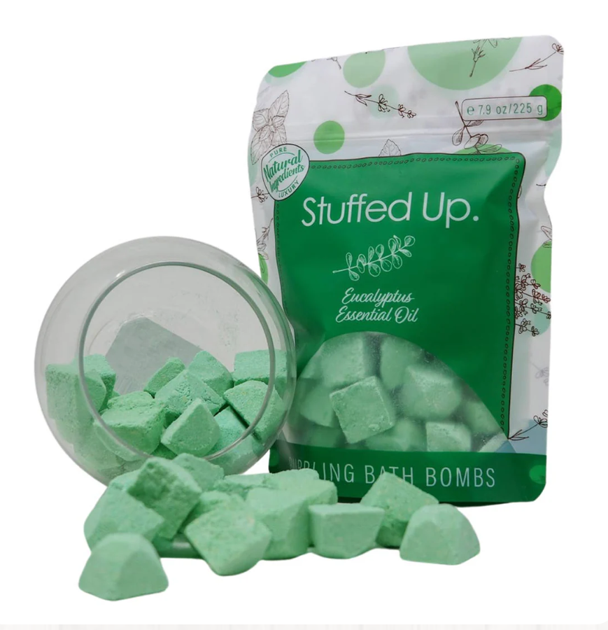 AS-IS Stuffed Up Eucalyptus Bath Bombs